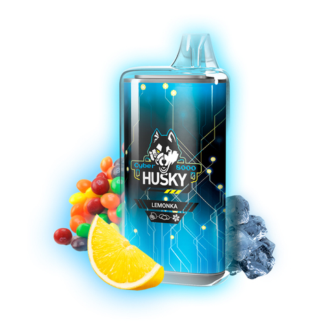 HUSKY CYBER 8000 Лимон Скитлс Лёд - Lemonka