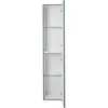 BelBagno KRAFT-1600-1A-SC-AO Шкаф подвесной с фрезер. ручк. с торца фасада с одной распашн. дверцей доводч.,с 2 пол-ми, универ.,330x300x1600, Голубой Мат.