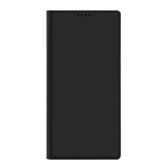 Чехол книжка из PU кожи черного цвета от Dux Ducis для смартфона Samsung Galaxy S25 Ultra, серия Skin Pro Series Case