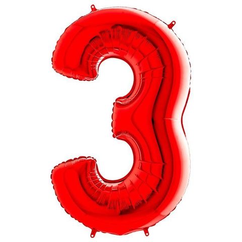 Цифра гелиевая 3 