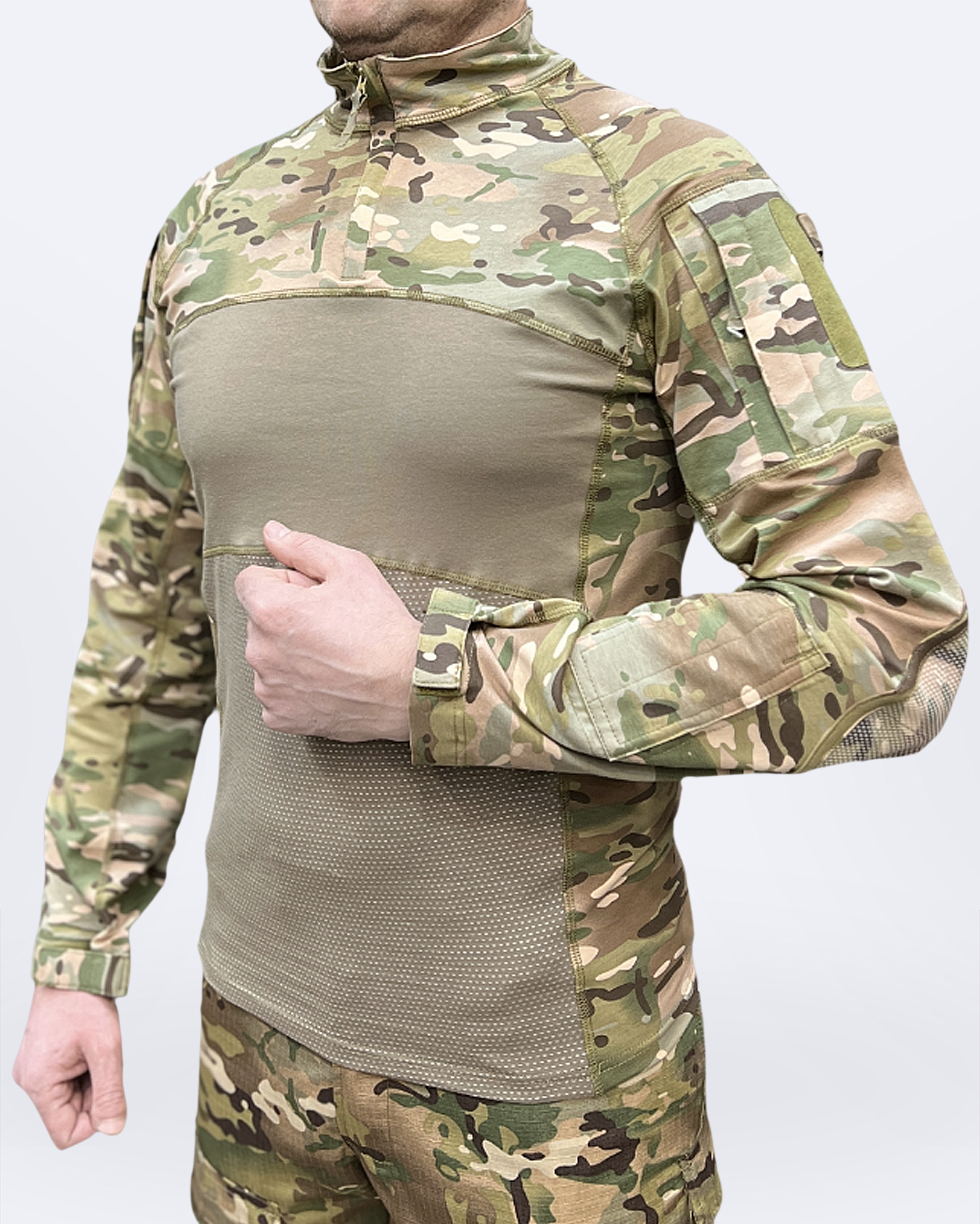 Тактический костюм Combat с наколенниками и налокотниками — Мультикам