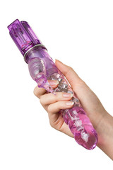 Вибратор с клиторальным стимулятором TOYFA A-Toys 