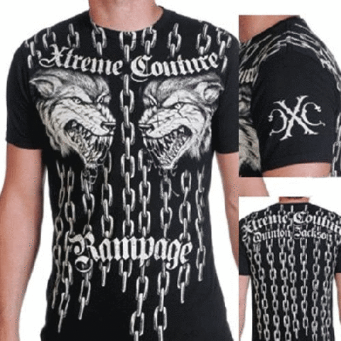 Xtreme Couture | Футболка мужская Rampage Quinton Jackson X31 от Affliction на модели детали