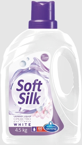 Soft silk Средство для стирки White 4,5кг Фабрика Ромакс