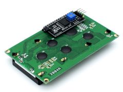 Дисплей LCD2004, 4-строчный, желтый, с I2C модулем