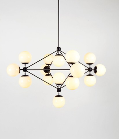 Люстра Modo Chandelier by ROLL and HILL ( 15 globes ) кремовая