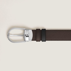 Ремень Horseshoe 30 мм, двусторонний, из кожи Sartorial