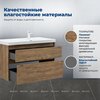 Aquanet 365928 Тумба с раковиной Nova Lite 2.0 90 R 2 ящ. цв. дуб рустикальный (365928)