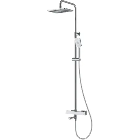 Cezares SLIDER-CVD-01 Душевая стойка со смесителем и изливом, хром