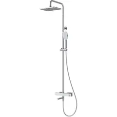 Cezares SLIDER-CVD-01 Душевая стойка со смесителем и изливом, хром фото