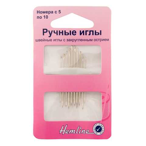 Hemline Иглы ручные с закругленным острием для трикотажа