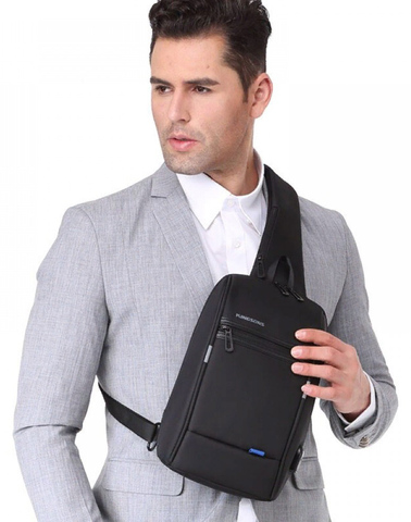 Картинка рюкзак однолямочный Vgoal FG6301W black-blue - 10