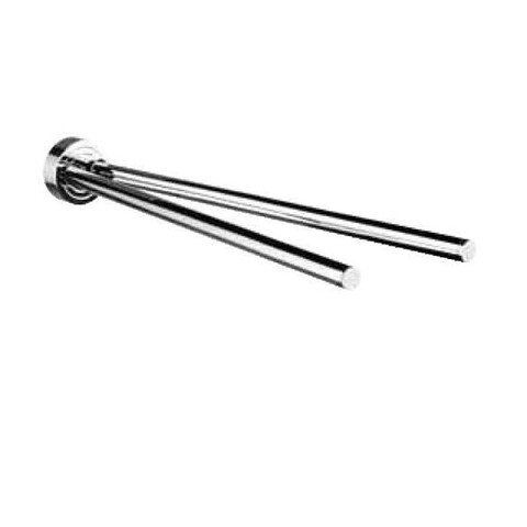 Emco Polo 0750 001 41 Полотенцедержатель, двойной, габариты изделия (шгв)-56,5*410*56,5 мм, тип установки-настенный, крепеж-есть, цвет-хром