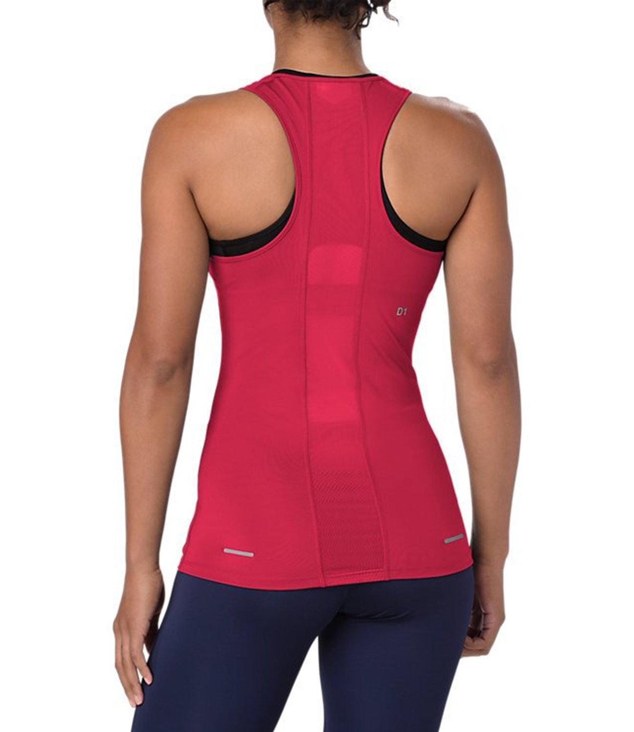 Asics Silver Tank женская беговая майка ягодная - 4