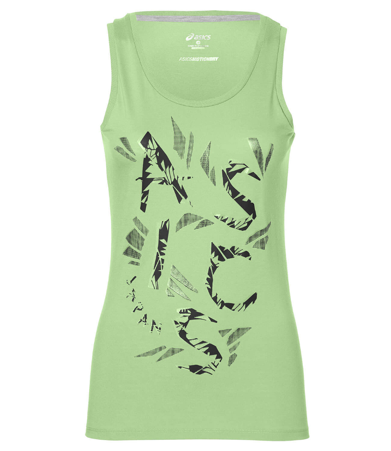 Майка для бега женская Asics GPX Tank салатовая