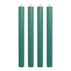 Набор из 4 декоративных свечей 2,3х26см SCANDYLAB Empire Dark green SL-EXL05