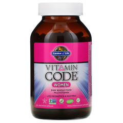 Garden of Life, Vitamin Code, для женщин, 240 вегетарианских капсул