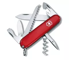 Фото Нож перочинный Victorinox Camper, сталь X55CrMo14, рукоять Cellidor®, красный, блистер