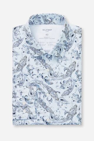 OLYMP LUXOR 24/Seven MODERN FIT Сорочка трикотажная с эластаном. Сертификация Oeko Tex