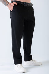 Брюки Mike x NEBBIA Tapered Fit Black Trousers 155