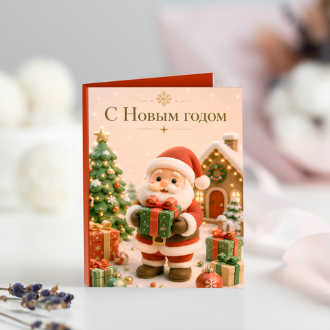 Мини-открытка с шоколадом 