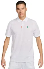 Теннисное поло Nike Dri-Fit Heritage Printed - white/white