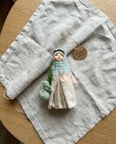 Набор ватных елочных игрушек «Любава» ручная работа — фото 3