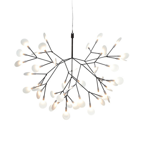 Люстра Heracleum черная диаметр 72см.