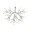Люстра Heracleum черная диаметр 72см.