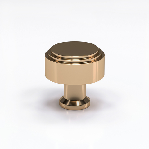 Кнопка Plum (Polished Brass)