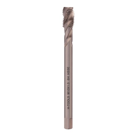 Метчик М10х1,0 (Машинный, винт.) DIN371 HSSE 6h C/2-3P R35 100мм a=8,0 H-Tools 261100EHT