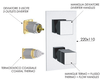 Remer Qubika Thermo QT93KBNO Смеситель для ванны/душа термостат на 3 потока скрытый монтаж (заказывать совместно с rrbox93), цвет: черный матовый