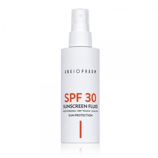 Солнцезащитный флюид ANGIOPHARM Sunscreen Fluid SPF 30 100мл