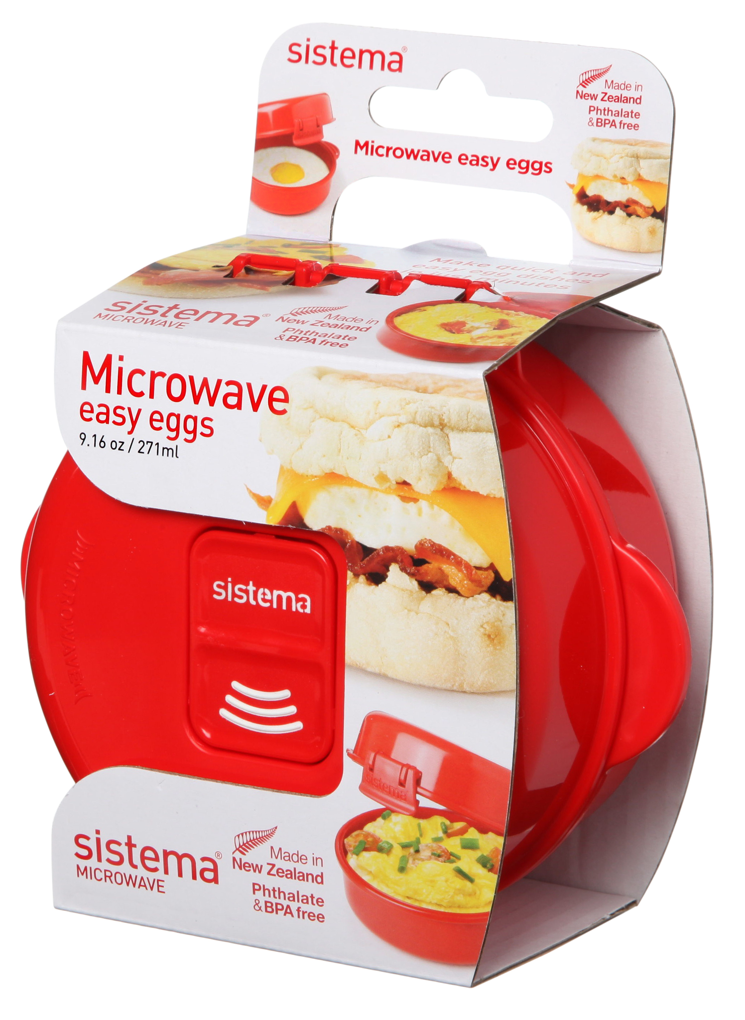 Омлетница-яйцеварка для СВЧ Sistema "Microwave" 271 мл