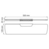 WasserKRAFT Aisch K-5924 Полка косметическая, цвет: золото