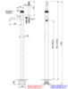 Remer Atelier AL08BO Смеситель для ванны, цвет: белый матовый