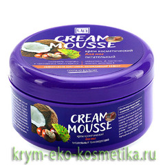 Крем косметический Cream Mousse «Питательный для ног» с экстрактом каштана гамамелиса и маслом кокоса ТМ Царство Ароматов