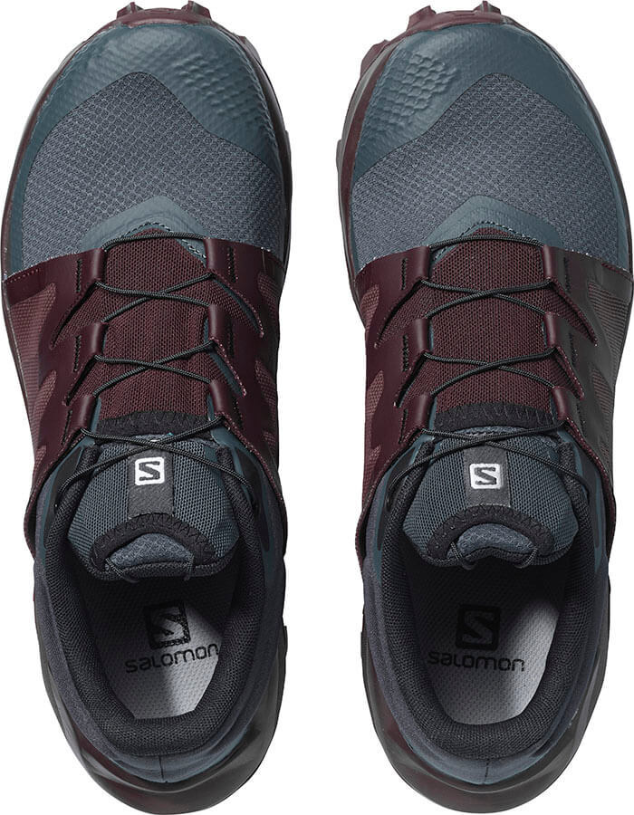 Женские кроссовки для бега Salomon Wildcross бордовые - 5