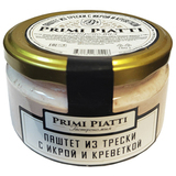 Паштет из трески с икрой и креветкой PRIMI PIATTI 180 г