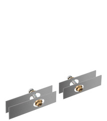 Axor Universal Accessories 42841000 Комплект креплений для двустороннего монтажа на стекле фото