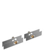 Axor Universal Accessories 42841000 Комплект креплений для двустороннего монтажа на стекле