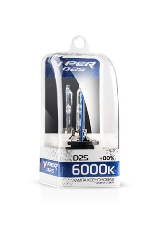 Ксеноновая лампа D2S VIPER (+80%) 6000К Ксеноновая лампа D2S VIPER (+80%) 6000К