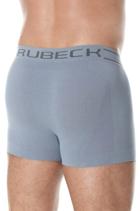 Мужские трусы мини боксеры Brubeck Comfort Cotton стальные - 2