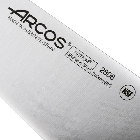 Нож кухонный Шеф 20 см ARCOS Universal арт. 2806-B