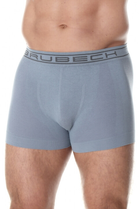 Мужские трусы мини боксеры Brubeck Comfort Cotton стальные