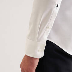 Сорочка мужская Seidensticker Slim Fit 01.653690-01 из твила белая