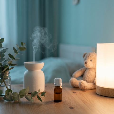 Смесь R.C. Young Living и диффузор в детской
