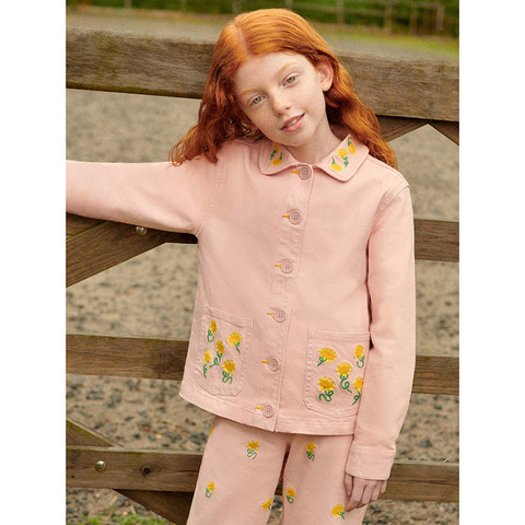 Джинсы Stella McCartney Kids Sunflower Embroidery