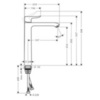 Hansgrohe Metris 31184000 Смеситель для раковины-чаши