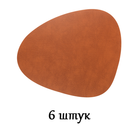 Комплект из 6 подстановочных салфеток 37x44 см LindDNA Bull nature 9872